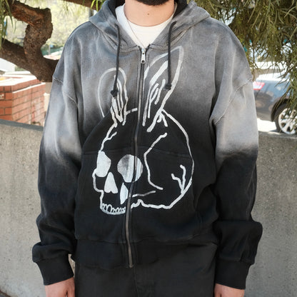 Skull Waffle Zip