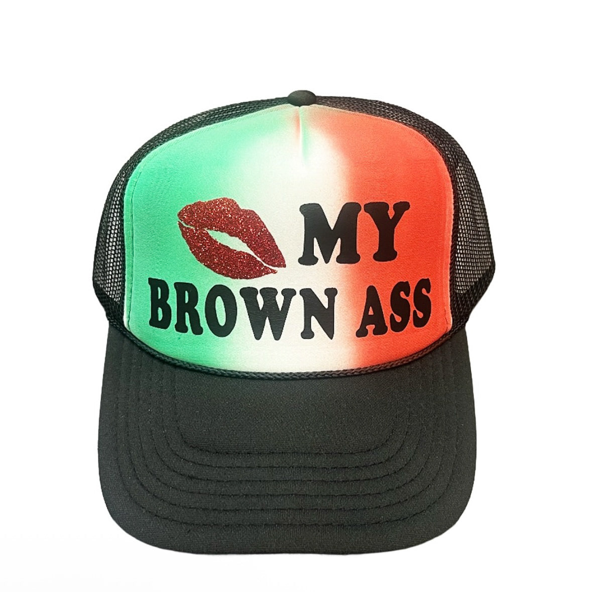 Kiss My Brown Ass Trucker Hat