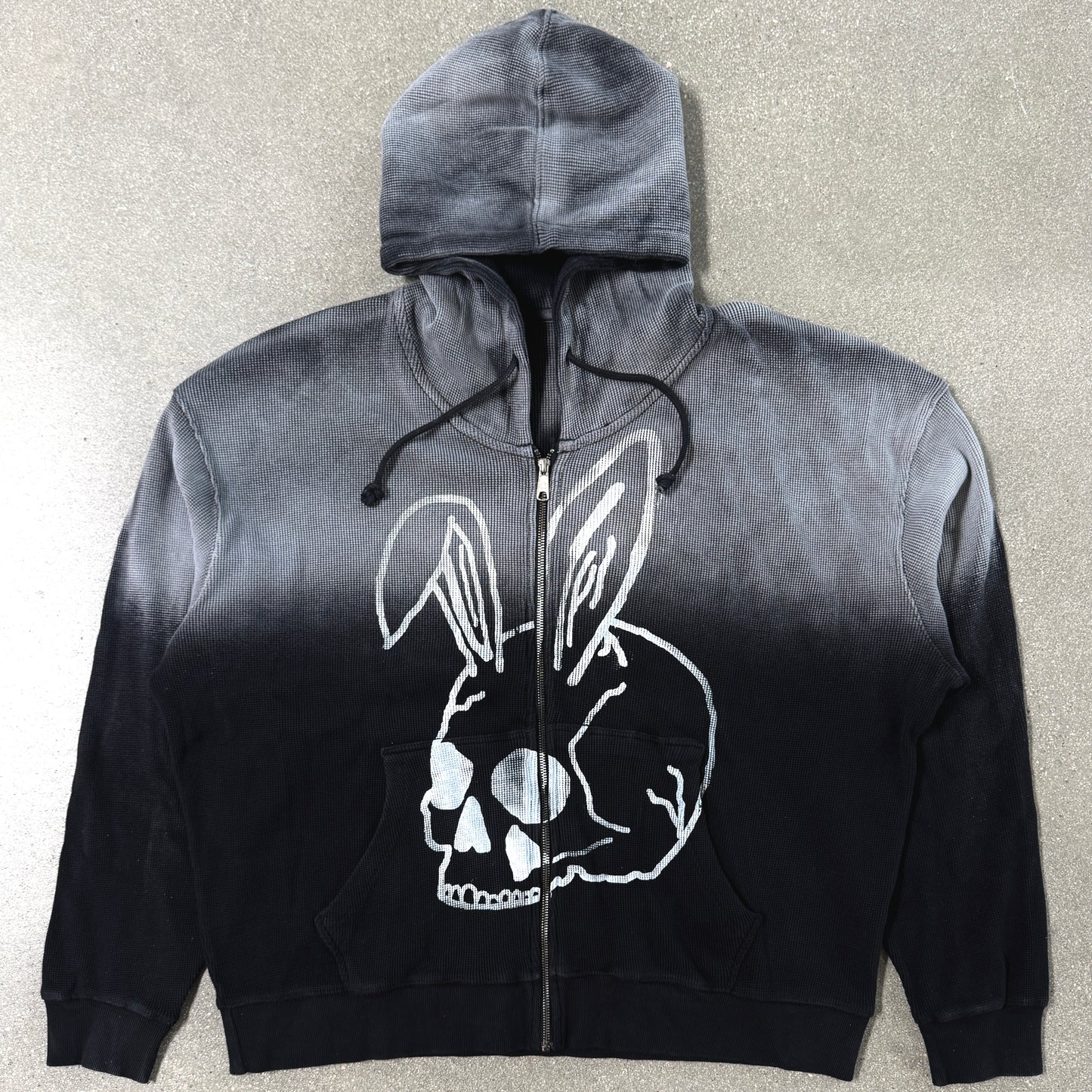 Skull Waffle Zip